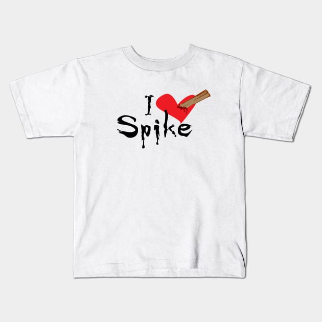 I Love Spike Kids T-Shirt by Kayllisti